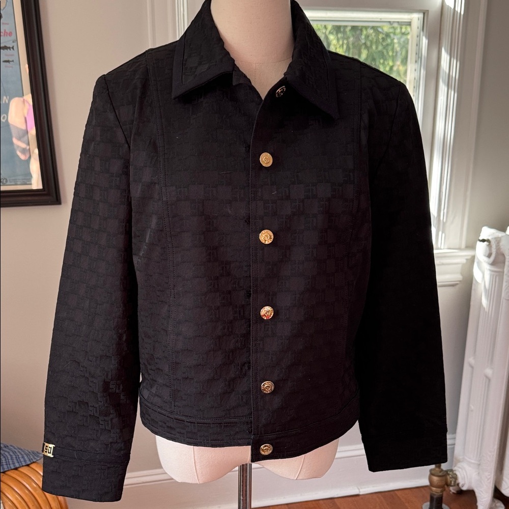NWT St. John logo textile Jacket
